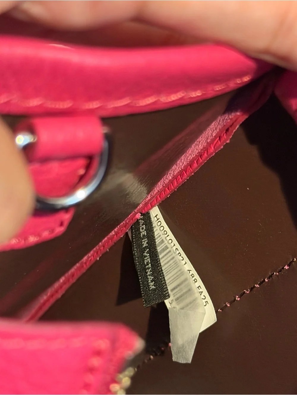 Marc Jacobs Leather The Tote Bag -Small- Rasberry Pink - Picture 10 of 14